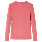 Vidaxl kindershirt met lange mouwen 92 oudroze