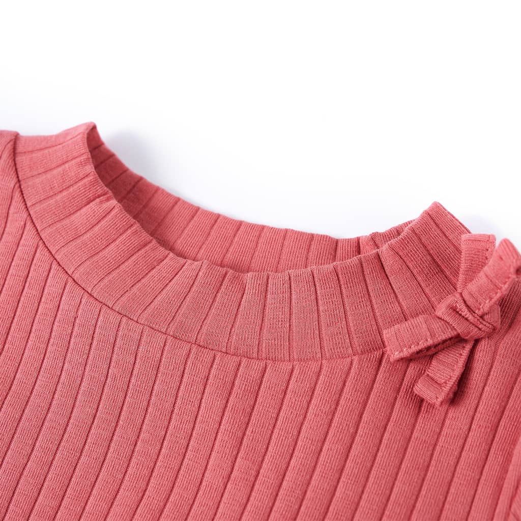 Vidaxl kindershirt met lange mouwen 92 oudroze