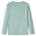 VidaXL Kindershirt met lange mouwen 140 middelmintkleurig