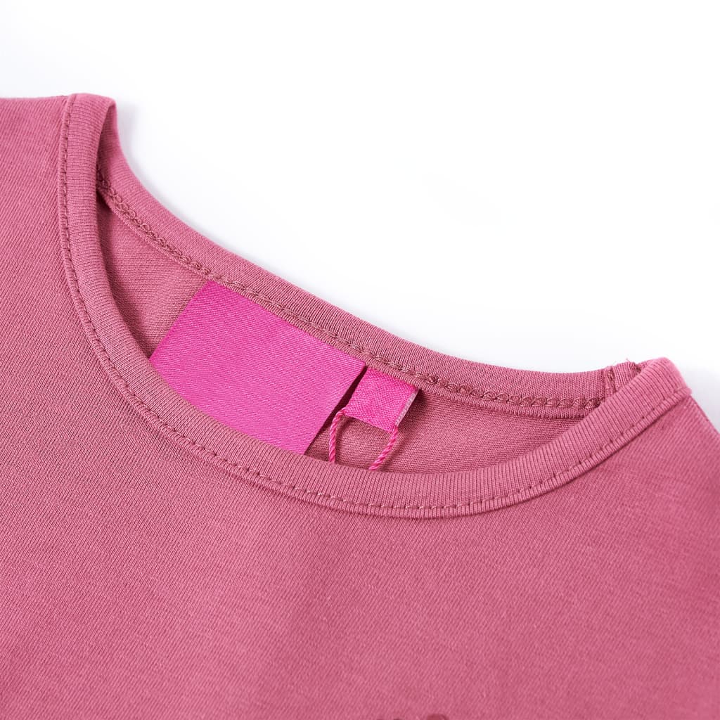 Vidaxl kindershirt met lange mouwen 116 frambozenkleurig