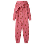 Vidaxl kinderonesie met capuchon 92 oudroze