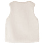 VidaXL Kinderjas 128 kunstvacht beige
