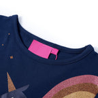Vidaxl kindershirt met lange mouwen 116 marineblauw