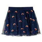 VidaXL Kinderrokje met tule 116 marineblauw