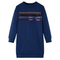 Vidaxl kinderjurk 104 marineblauw