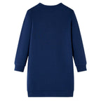 Vidaxl kinderjurk 104 marineblauw