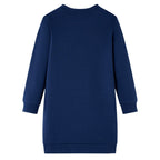 Vidaxl kinderjurk 116 marineblauw