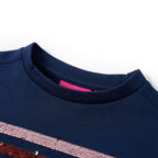 Vidaxl kinderjurk 116 marineblauw
