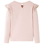 Vidaxl kindershirt met lange mouwen 92 roze