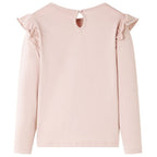 Vidaxl kindershirt met lange mouwen 116 roze