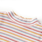 Vidaxl kindershirt met lange mouwen 116 gestreept ecru