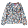 Vidaxl kindershirt met lange mouwen 92 donkerblauw