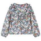 Vidaxl kindershirt met lange mouwen 92 donkerblauw
