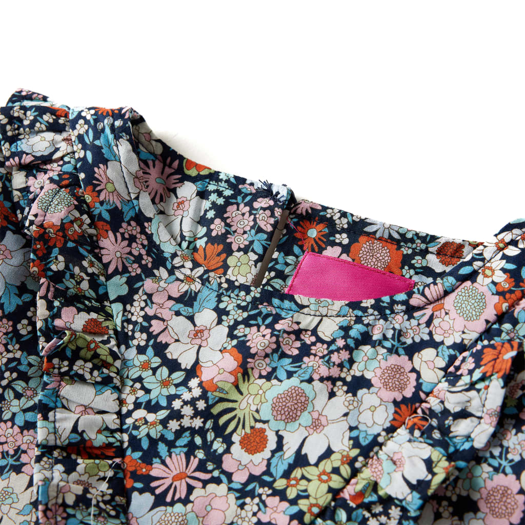 Vidaxl kindershirt met lange mouwen 104 donkerblauw