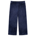 Vidaxl kinderbroek fluweel 92 donkerblauw