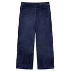 Vidaxl kinderbroek fluweel 92 donkerblauw