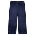 Vidaxl kinderbroek fluweel 104 donkerblauw