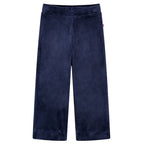 Vidaxl kinderbroek fluweel 104 donkerblauw