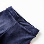 Vidaxl kinderbroek fluweel 104 donkerblauw