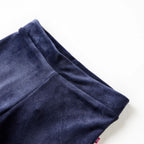 Vidaxl kinderbroek fluweel 116 donkerblauw