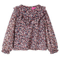Vidaxl kindershirt met lange mouwen 92 donkerroze