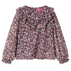 Vidaxl kindershirt met lange mouwen 104 donkerroze