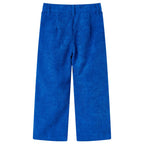 Vidaxl kinderbroek 128 ribfluweel kobaltblauw