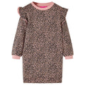 Vidaxl kinderjurk 104 middelroze