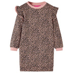 Vidaxl kinderjurk 116 middelroze