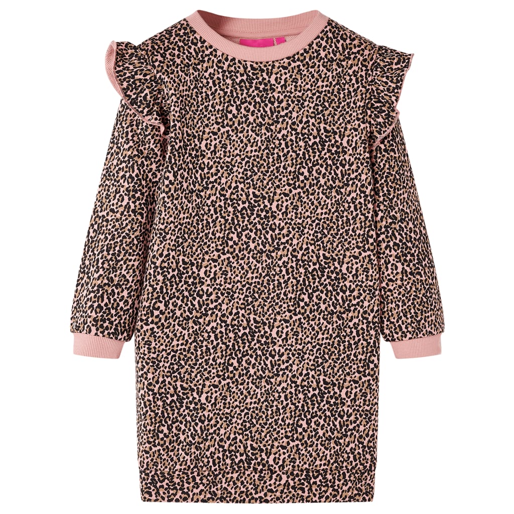 Vidaxl kinderjurk 116 middelroze