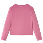 Vidaxl kindershirt met lange mouwen 104 frambooskleurig