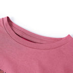 Vidaxl kindershirt met lange mouwen 104 frambooskleurig