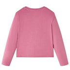 Vidaxl kindershirt met lange mouwen 116 frambooskleurig