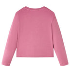 Vidaxl kindershirt met lange mouwen 128 frambooskleurig