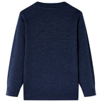 VidaXL Kindertrui gebreid 140 marineblauw