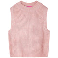Vidaxl kinderspencer gebreid 92 lichtroze