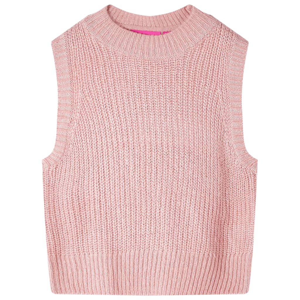 Vidaxl kinderspencer gebreid 92 lichtroze