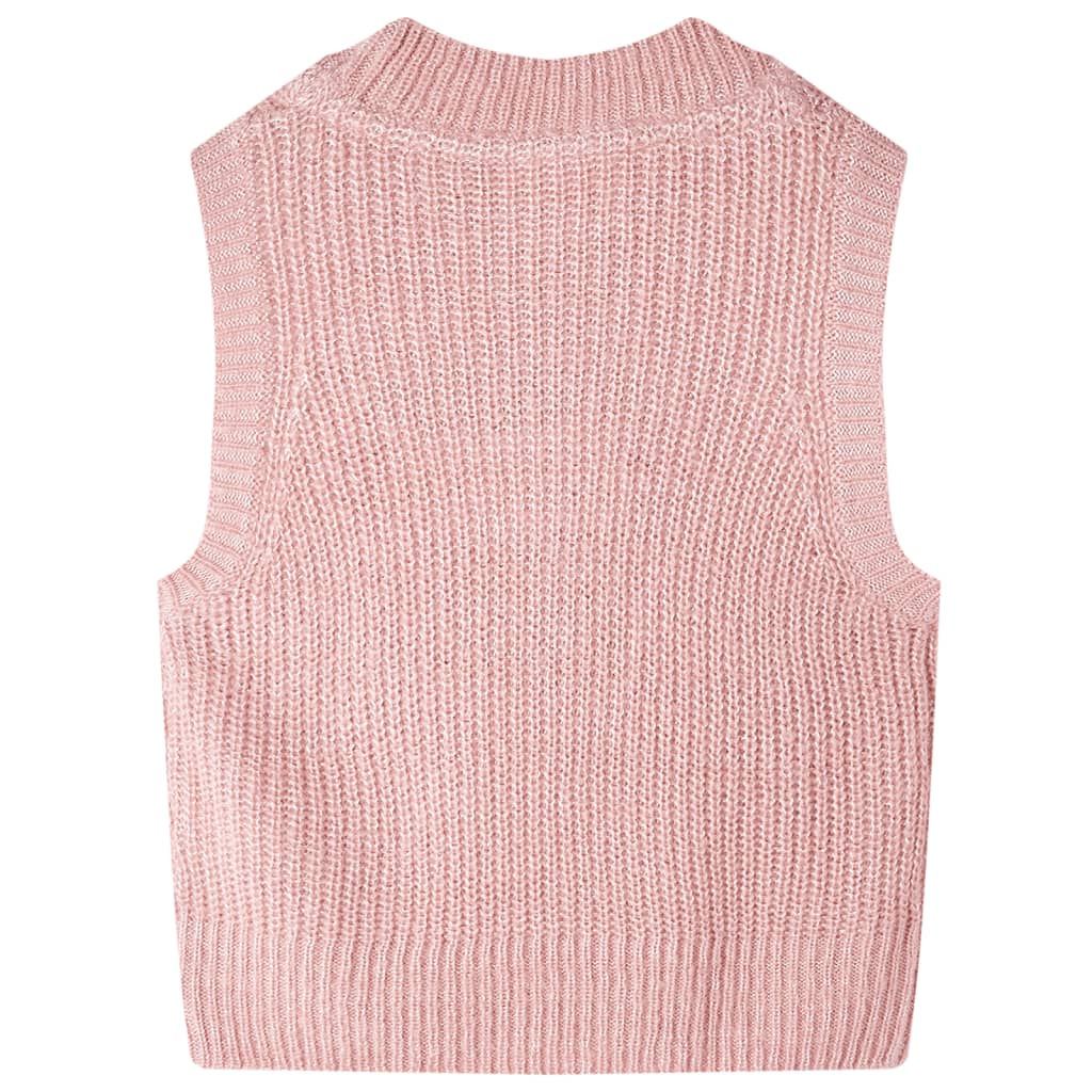 Vidaxl kinderspencer gebreid 92 lichtroze
