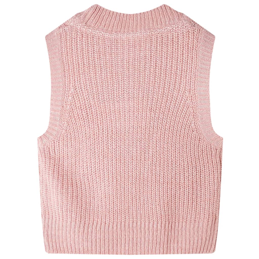 Vidaxl kinderspencer gebreid 104 lichtroze