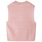 Vidaxl kinderspencer gebreid 116 lichtroze