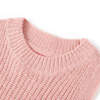 Vidaxl kinderspencer gebreid 116 lichtroze