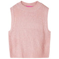 Vidaxl kinderspencer gebreid 128 lichtroze
