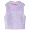 Vidaxl kinderspencer gebreid 104 lichtlila