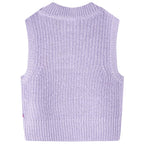 Vidaxl kinderspencer gebreid 116 lichtlila