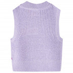 Vidaxl kinderspencer gebreid 128 lichtlila