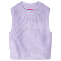 VidaXL Kinderspencer gebreid 140 lichtlila