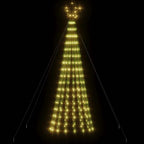 Vidaxl led-kerstboom 275 leds warm wit 180 cm