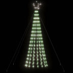 Vidaxl led-kerstboom 275 leds koud wit 180 cm