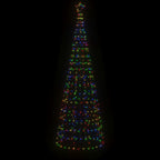 Vidaxl led-kerstboom met spikes 570 leds kleurrijk 300 cm