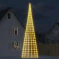 Vidaxl led-kerstboom aan vlaggenmast 3000 leds warm wit 800 cm